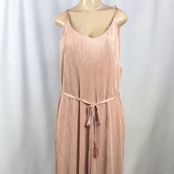Mlle Gabrielle Pleats Style Maxi Dress - Picture 4 of 7